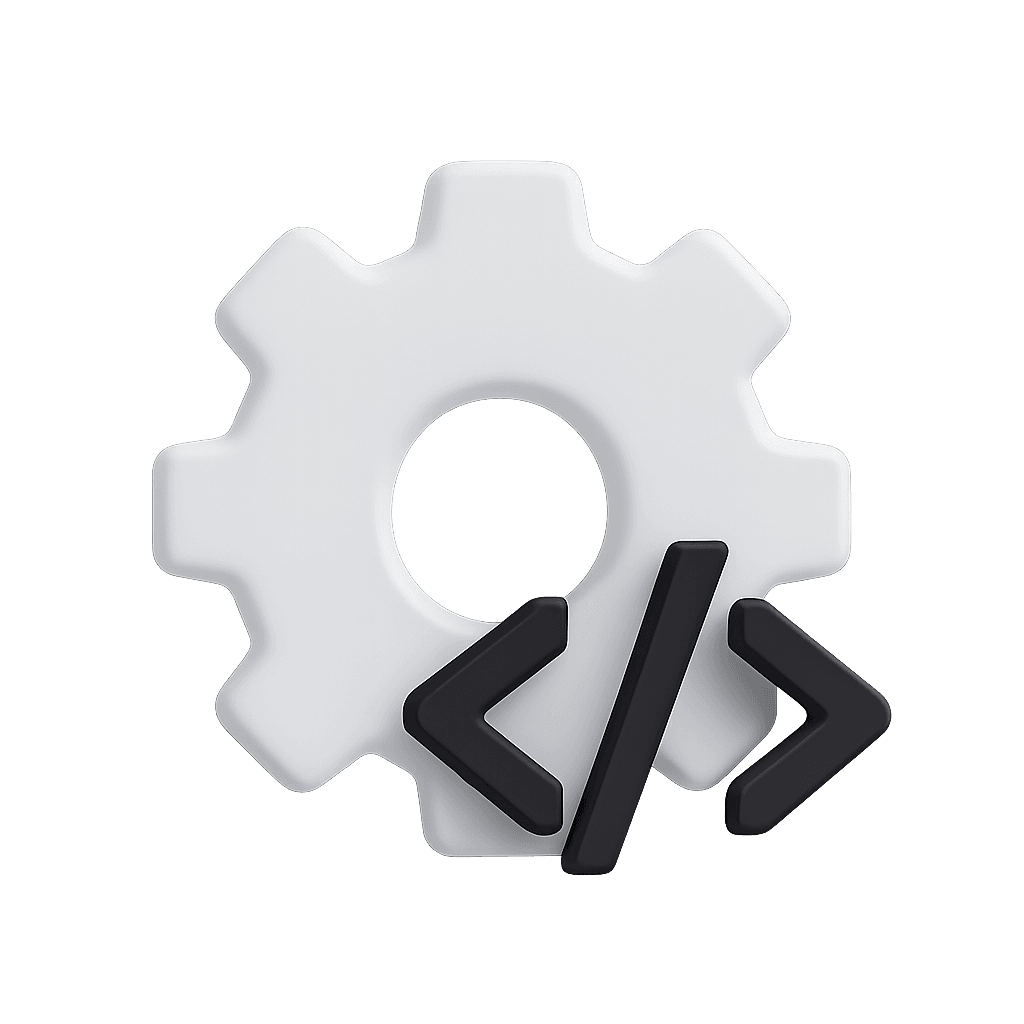 AI-powered software development illustration